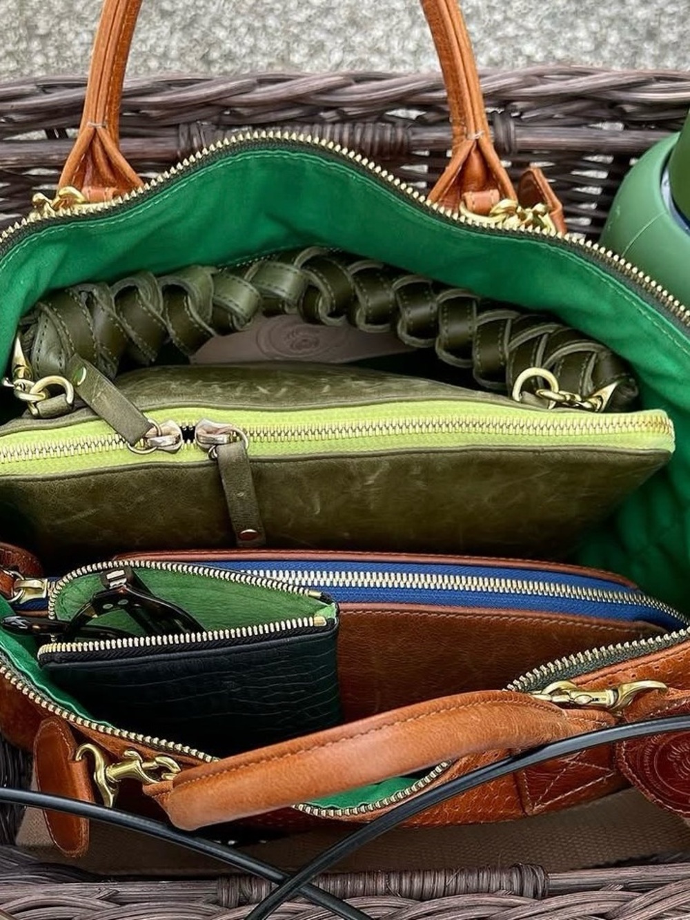 Blair Ritchey Genuine Leather Bag, Mini Hugh in HONEY - Picture 2 of 15